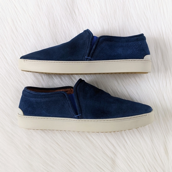 Rag & Bone Blue Suede Leather Slip On Loafer Shoes | Size 11 - Picture 3 of 16